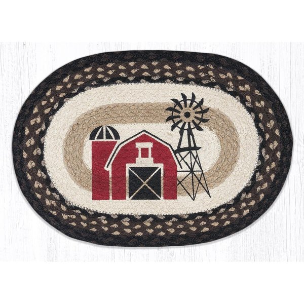 Capitol Importing Co 13 x 19 in. PM-OP-313 Windmill Oval Placemat 48-313W